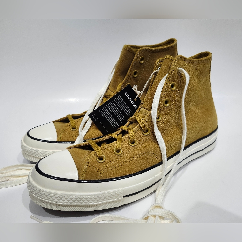 Converse Chuck 70 High Top Suede Hidden Trail/Egret-Black Size 11 US A05598C NWT